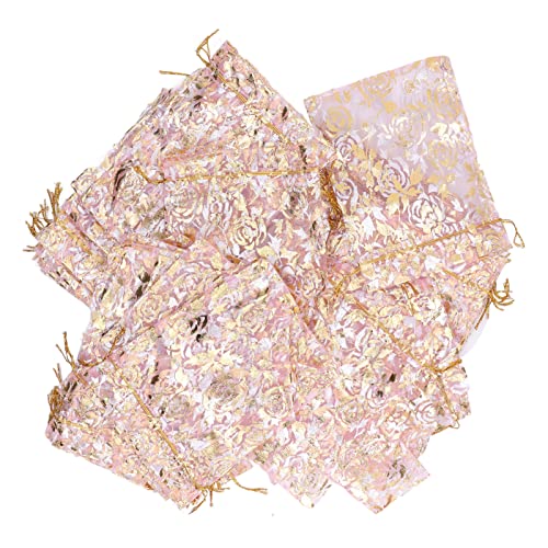 Sachets cadeaux en maille pour dragées de mariage et baptême