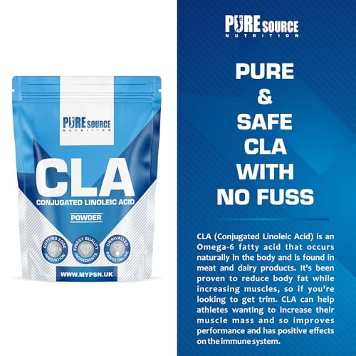 CLA Powder, Conjugated Linoleic Acid Unflavoured Diet Keto Weight Loss Supplements Vegan Powder Better Than CLA Softgels, Capsules by Pure Source Nutrition (250g, Unflavoured) - Image 6
