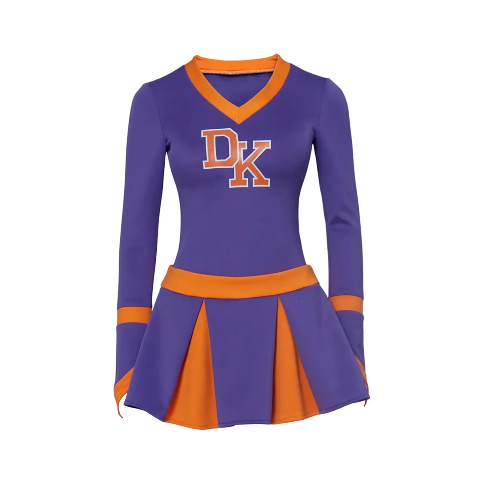 Costume da Cheerleader Lingerie for squadra di cheerleader, studentesse, abbigliamento da gioco, maglietta a maniche lunghe, gonna competizione, costume sexy donna Per lo sport