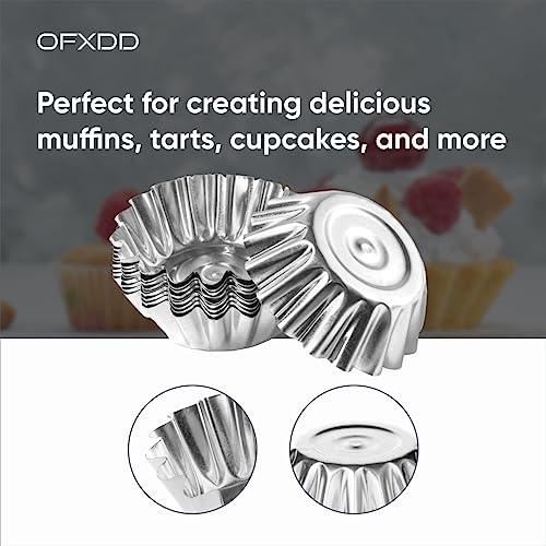 Ofxdd 962 Muffin Cups For Kitchen Baking 2.36 Inch - Metal Egg Tart Molds thumb #5