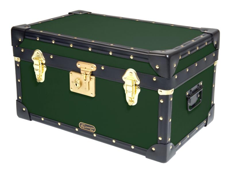 Mossman Tuck Box With Flip Lock, Home, School, Office Storage Solution (Dark Green)