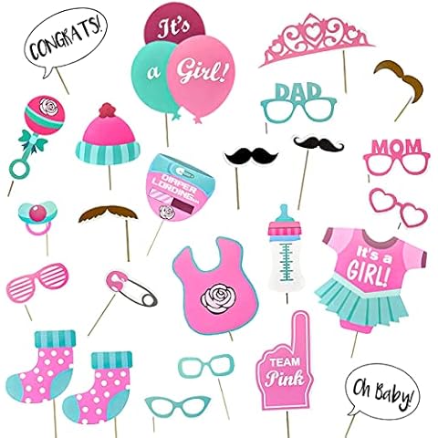 Jagowa 25 Pcs Baby Shower Photo Props Cover