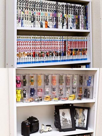 Amazon｜コミックラック(本棚) (ロータイプ) 木製 幅60cm×奥行