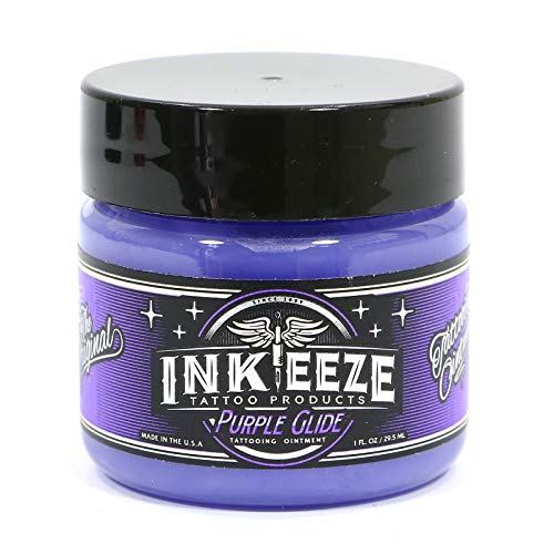 INK-EEZE Tattoo Products Purple Glide Tattoo Ointment 1 oz.