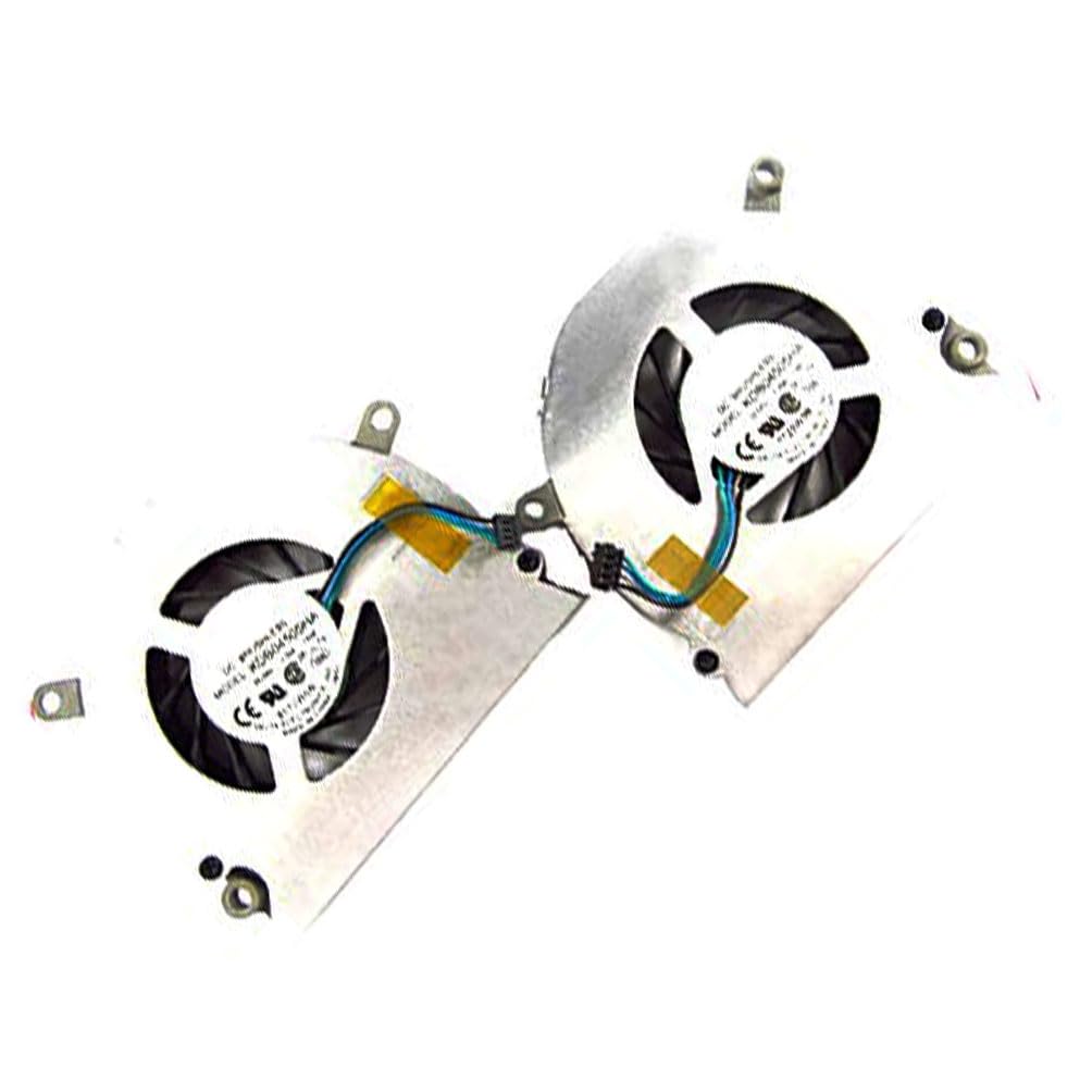 2pcs KDB04505HA Left and Right CPU Cooling Fan Replacement for Apple A1151 A1212 A1229 A1260 A1261 MC226 MC227 Laptop 5V 0.29A 4PIN