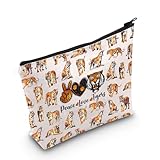 WZMPA Bolsa de cosméticos con temática de tigre, Ajuste