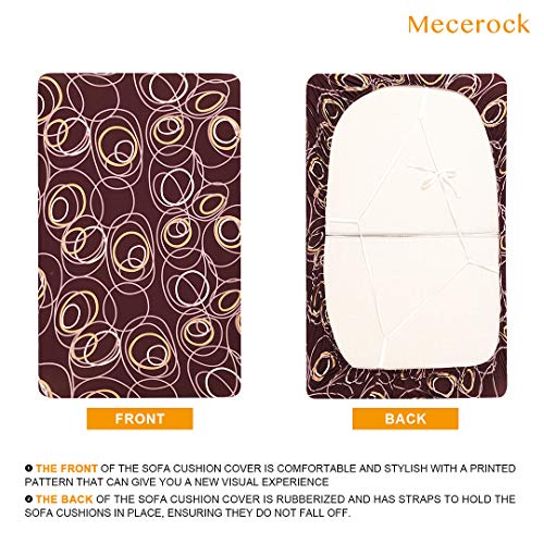Mecerock Printed Stretch Couch Seat Cover Sofa Cushion Removable Washable Soft Spandex Furniture Protector For Loveseat Couch Sofa Seat Cover Sofa Slipcover Flexibility With Elastic #TOP5