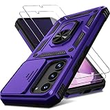 Samsung Galaxy A54 5G Case Built in Slide Camera Lens Cover and Screen Protector,Heavy Duty Shockpro