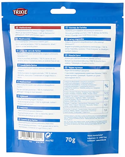 Trixie 60792 Mehlwürmer, getrocknet, 70 g