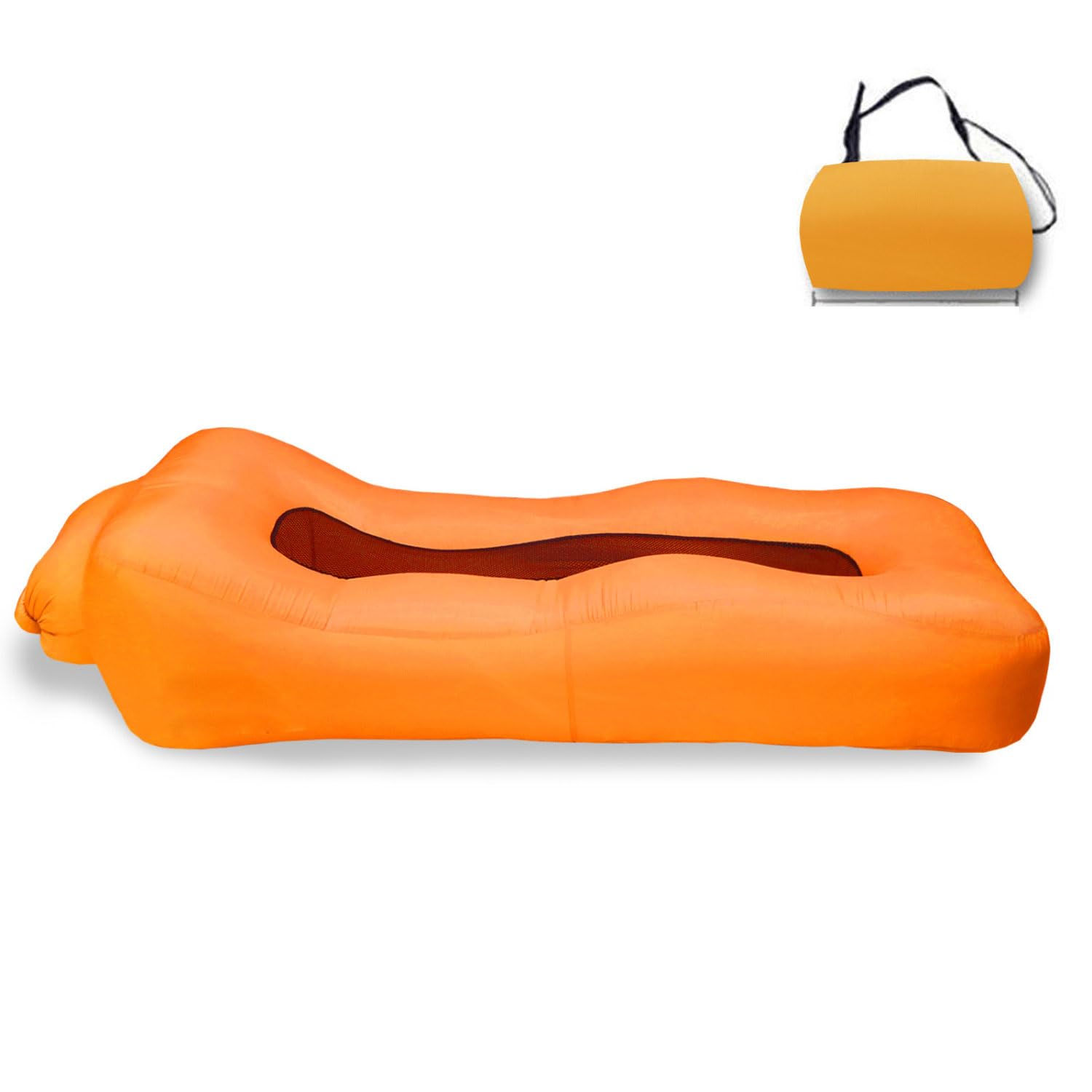 Divano Gonfiabile ad Aria Sdraio Air con Borsa Portatile Custodia Divano Gonfiabile Materasso Lettino Campeggio Sedia da Esterno per Viaggi Spiaggia Mare Piscina Divano Gonfiabile Campeggio