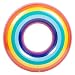 Pool Floats for Adults Xfunino Pool Inflatables Large Size Swimming Ring 47'' Colorful Rainbow Thick Pool Rafts and Floats for Adults