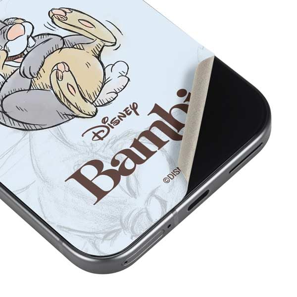 Skinit Decal Phone Skin Compatible with Google Pixel 9a - Officially Licensed Disney Bambi Thumper Sketched Portrait Design