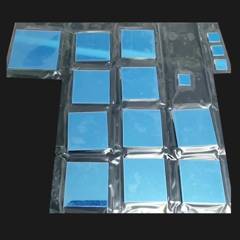 2PCS 10-50mm First Reflecting Surface Reflector Square Optical Front Surface Mirror DIY Scanner Projector Mirror Accessories(10x10x1mm)