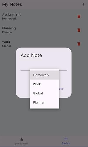 Productivity Dashboard Notes – vue 3