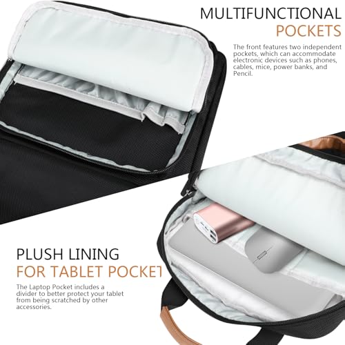 Image of 13.3-14 Inch Laptop Sleeve Bag, Laptop Bag for 14'' MacBook Pro M4 2024,14'' MacBook Pro M3&M2&M1 2023 /2021, 13.6 /13'' New MacBook Air M3 /M2 2024 /2022,Tab S8 Ultra 14.6 inch,with Shoulder Strap(Black)