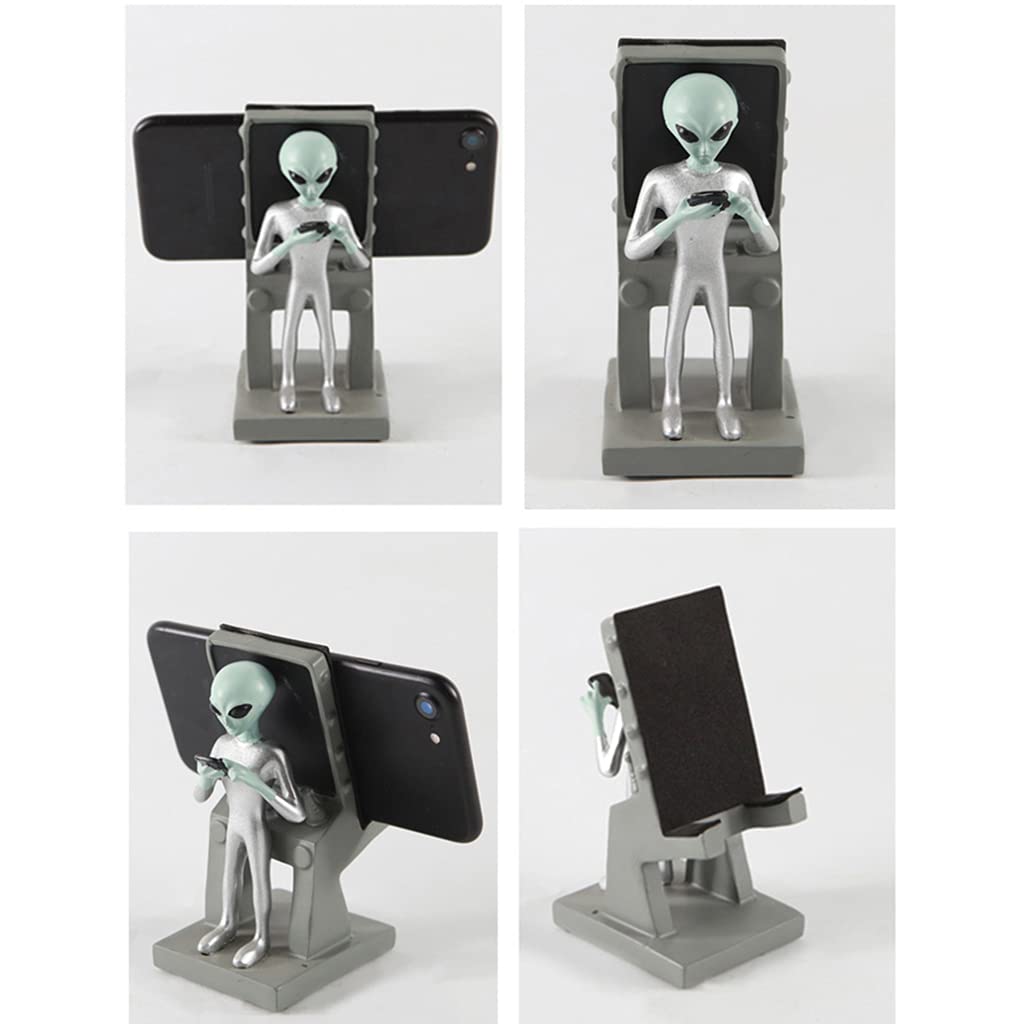 for Creative Alien- Tablet Holder Desktop Decoration Ornament for Watching