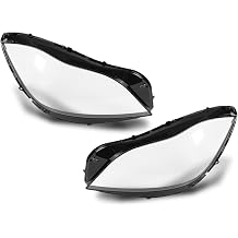 G-PLUS Headlight Lens Cover Compatible with Benz CLS-Class W218 2015-2018 Left & Right Front Headlamp Lens Cover Clear