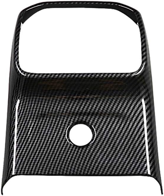 New Protective Carbon Look Interiors Compatible with Porsche Macan 2014-2020 (Steering Wheel Cover, Red)