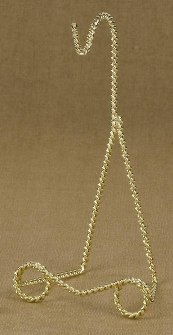 Tripar Victorian Twisted Wire Cup & Saucer Brass Stand, 6.5"H (1)