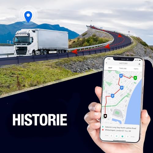 GpsLive Geo Track GPS Tracker Auto, Wohnmobil, Kfz | Made in Europe | Einfache Installation | Livetracking mit App | Keine SIM benötigt | GPS Tracker Sender | Peilsende