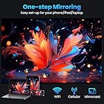 GROVIEW Projector, 15000lux 490ANSI Native 1080P WiFi Bluetooth Projector, 300'' Video Projector, Supports 4K & Zoom, 5G Sync, Compatible with HDMI USB/ AV/ Smartphone/ Pad/ Laptop/ DVD/ TV Stick/ PS5 - Image 3