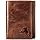 BULL GUARD RFID Genuine Leather Trifold Wallets for Men ID Window, Secret Pocket, Adventure Brown - Forest Brown, trifold, Classic