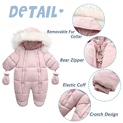 Happy Cherry Baby Snowsuit Thicken Cotton Winter Clothes Outerwear Jackets Puffer One Piece4