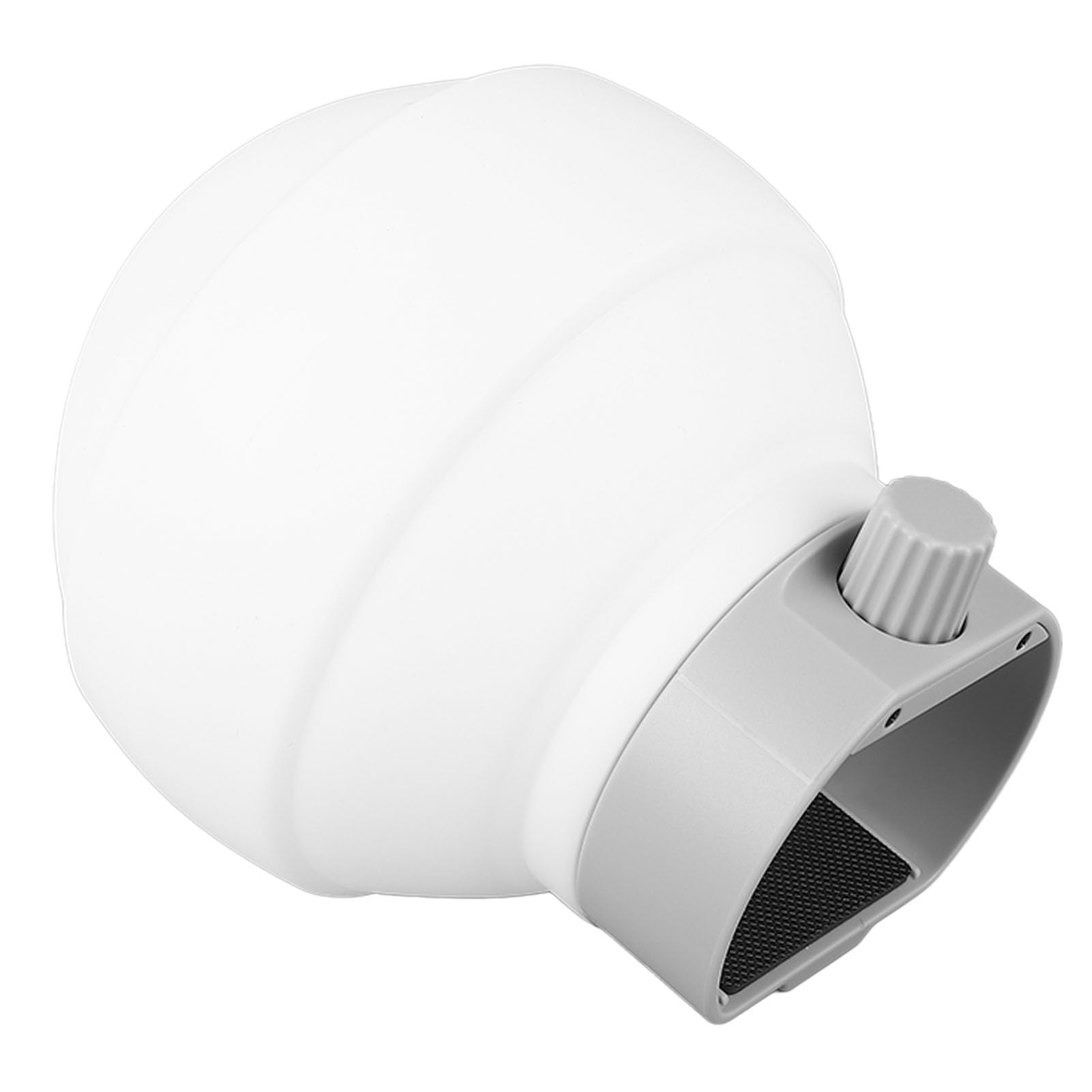 Diffuseur Lumière Portable Pour Smartphone - En Silicone Souple, Blanc - Transforme La Lampe Torche En Veilleuse Douce