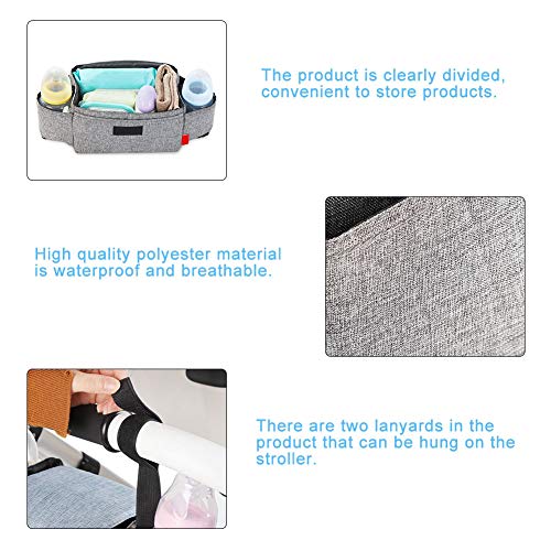 Organizador Carrinho Bebê BORDSTRACT, Bolsa Organizadora De Carrinho Universal, Bolsa Armazenamento