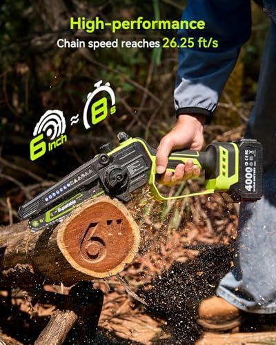 Supstable 4-in-1 Cordless Pole Saw Kit