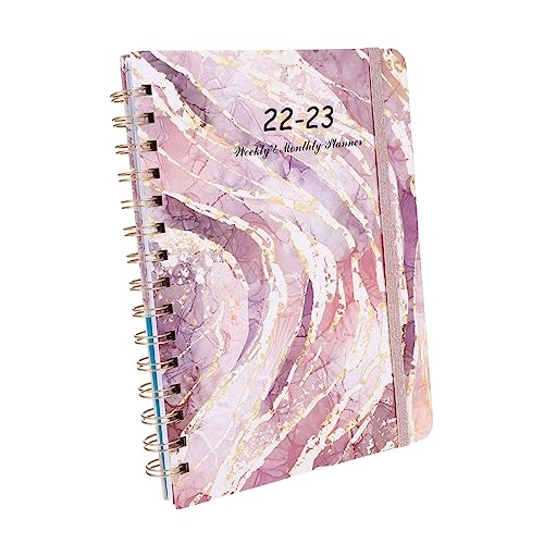 Uonlytech Planificador De Escritura Diaria Agenda Académica Organizador Mensual y Semanal Cuaderno De Notas Práctico Color Mineral