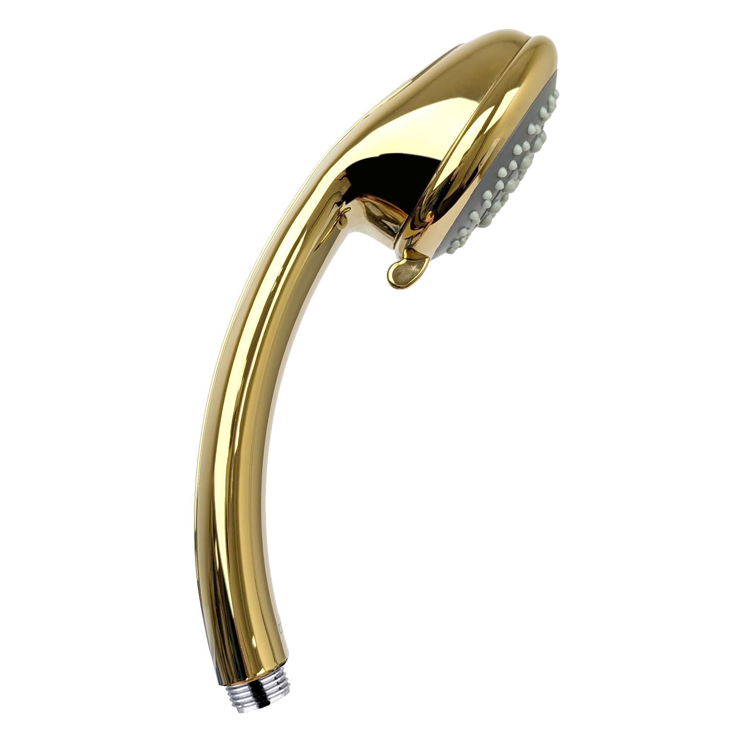 EcoSpa Premium Gold Shower Handset, Round 6 Mode Function Large Head with Easy Clean Nozzles