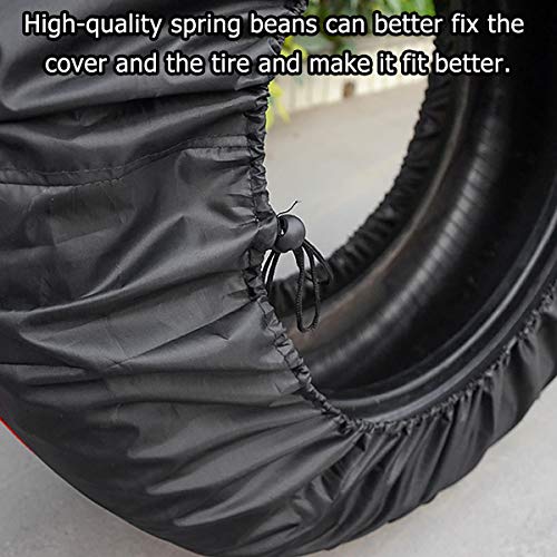 Queta Bandentassen, set van 4 stuks, waterdichte autobanden, tassen met handvat, bandenbescherming, geschikt voor 13-17… - Image 5