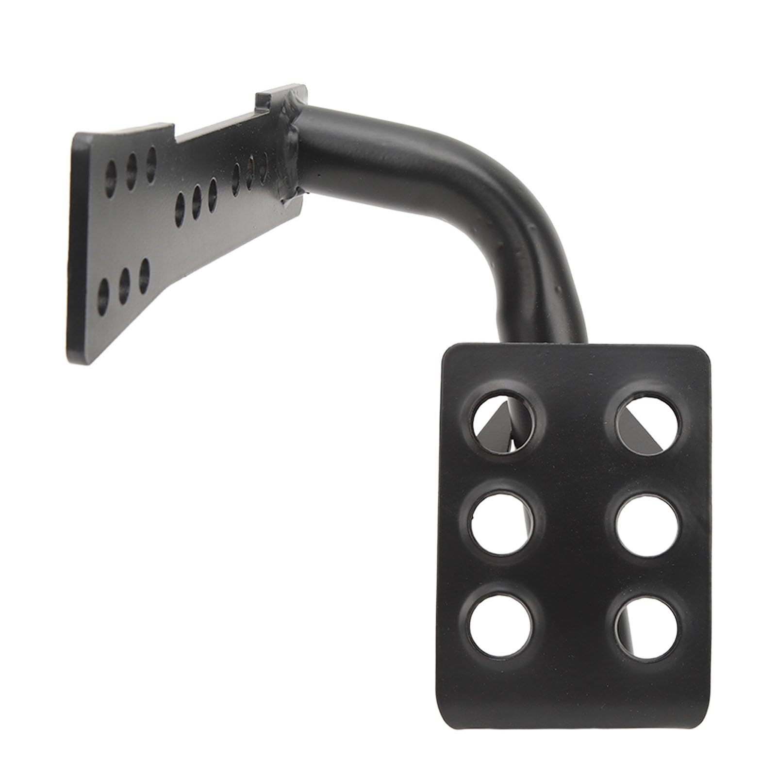 Left Side Dead Pedal Footrest Kick Panel Steel Black Driver Side Dead Pedal for Wrangle JK Unlimited 2007 to 2018