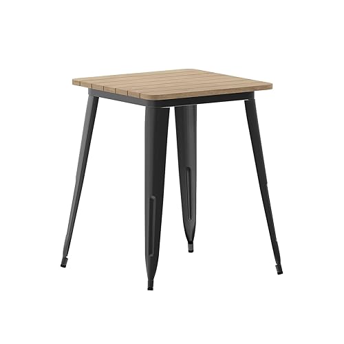 Flash Furniture Declan Commercial Outdoor Dining Table, All Weather Poly