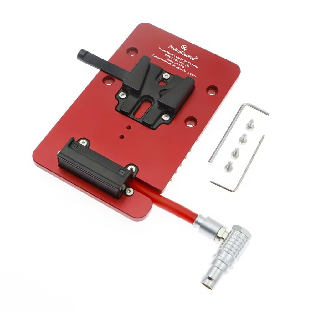 Amazon.com : Alvins V Mount Battery Plate for DJI Ronin 4D, V