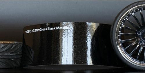 Miniatura 8 de 3M 2080 - Película de vinilo para coche, color negro brillante metálico, G212 (muestra de 3 x 5 pulgadas)
