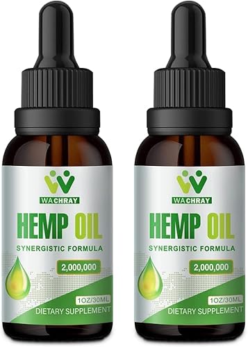 Miniatura 1 de Hemp Oil Drops High Potency - 140,000 Maximum Strength Organic Grown in The USA - Natural Hemp Tincture - C02 Extraction, Vegan, Non-GMO