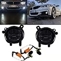 DM Autoteile Set LED Nebelscheinwerfer Smoke Schwarz passt für F20 F21 F30 F31 F32 F33 F36