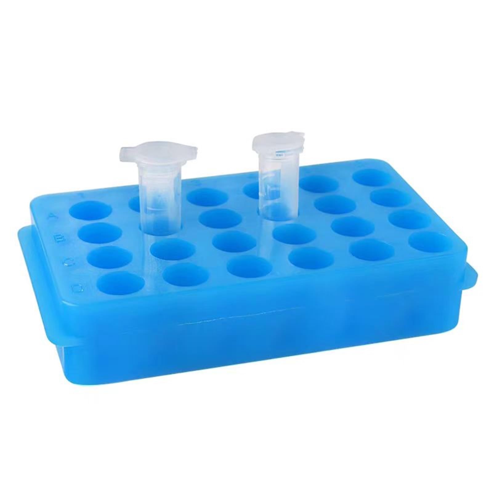 Uchwyt na probówki, Dwustronny statyw na probówki laboratoryjne do PCR/EP, 24–96 otworów, 0,5/1,5/2 ml(60 holes)