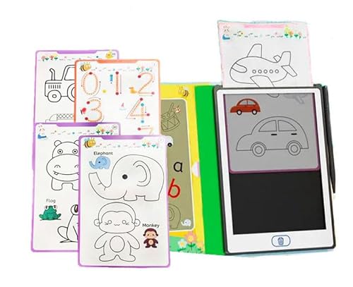 Genérico Pizarra Mágica Infantil 8,5” con 40 Tarjetas Montessori – Tableta de Escritura Steam – Juguete Educativo con Recursos Sin Fin – Regalo Ideal para Niños de 4 a 10 Años – para Casa y Viaje Genérico Pizarra Mágica Infantil 8,5” con 40 Tarjetas Montessori – Tableta de Escritura Steam – Juguete Educativo con Recursos Sin Fin – Regalo Ideal para Niños de 4 a 10 Años – para Casa y Viaje