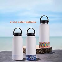 Vista 6 de Funda protectora de silicón para botellas de 32 oz 40 oz de boca ancha para botella de agua de boca ancha para Hydro Flask, Simple Modern, Takeya