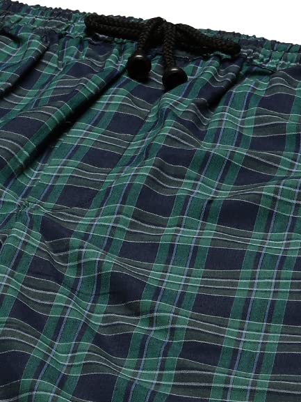Image of SOJANYA (Since 1958 Men's Cotton Checked Nightsuit Set