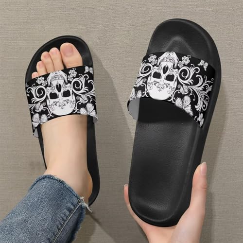 Binienty Single Band Sandals Women Men Non Slip Casual Walking Slippers Beach Flip Flops Arch Support3