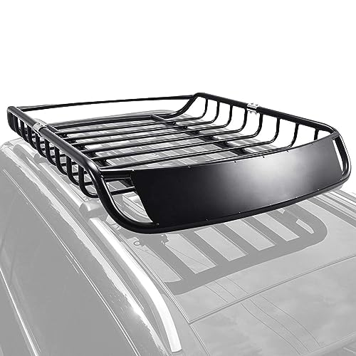 DREAMADE Auto Dachkorb Universal, Dachgepäckträger schwarz, Dachträger,...