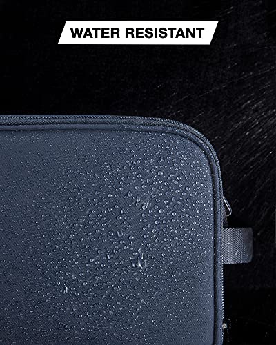 Image of BAGSMART Toiletry Bag for Men, Travel Toiletry Organizer Dopp Kit Water-resistant Shaving Bag for Toiletries Accessories, Door Room Essentials, Navy Blue, Large, Minimalist