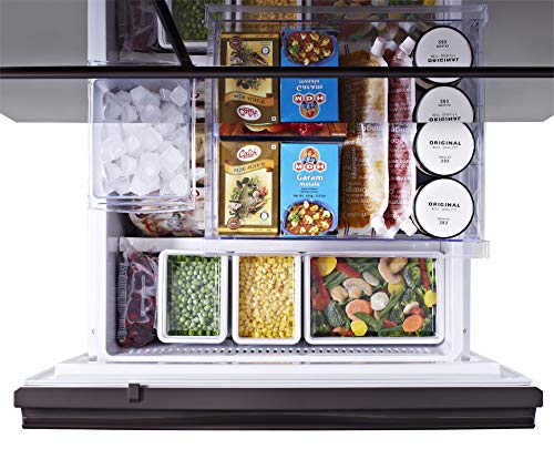 Image of Panasonic 533 L Inverter Frost-Free Multi-Door Refrigerator (NR-D535YG-TX, Glass Brown)