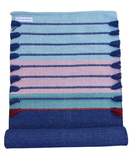 Jaipur Art & Rugs I[KjbNRbgK}bg - ɗDD̃O - ~&(24C`x72C`x5mm) ł̖̃tBbglX - KȃGNXgO(}`)