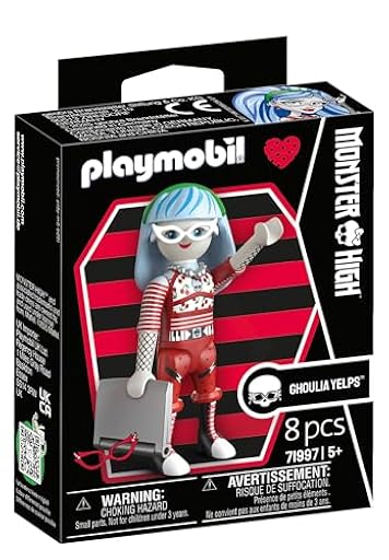 PLAYMOBIL|MonsterHigh| Ghoulia Yelps|Diversión monstruosa para Halloween y aventuras llenas de imaginación|Con figura detallada y accesorios a juego| Perfecto fans de monstruos a partir de 4años|71997 | Ya disponible en tu tienda friki favorita! En mundofriki.es!