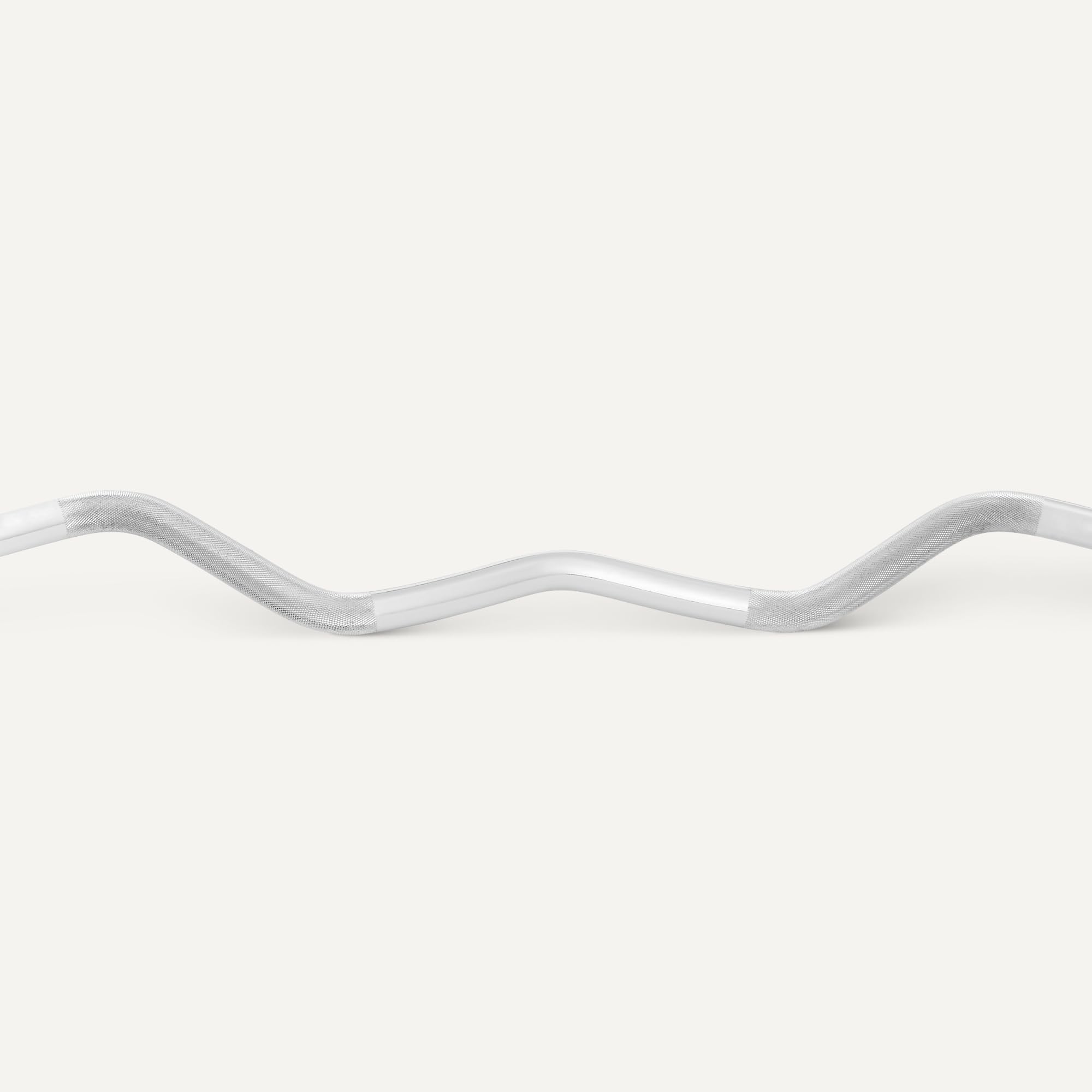 Amazon Basics Barra Olímpica Curvada de 5,1cm, 119,4cm, Cromada